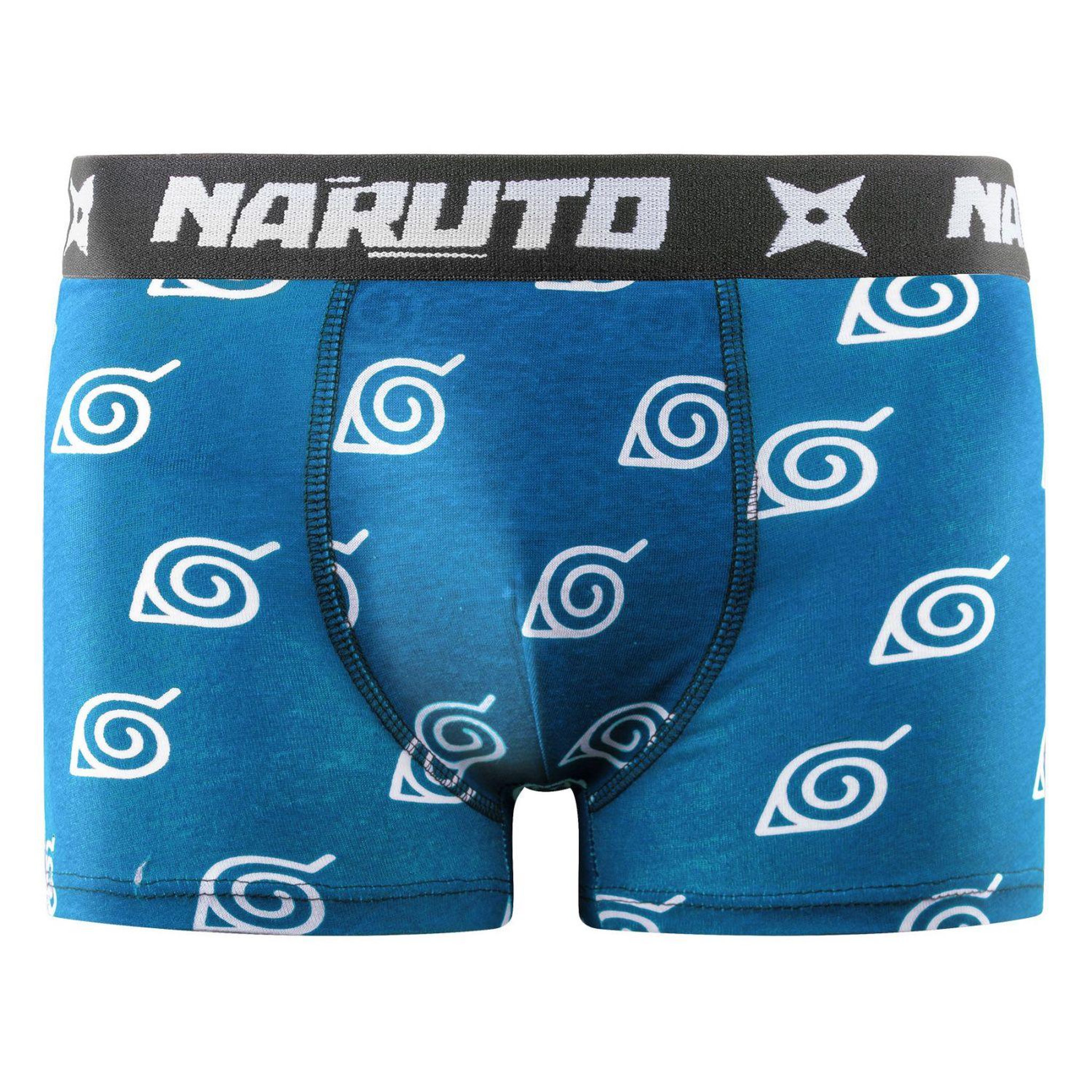 Voir la diapositive 5 : NARUTO Lot de 4 boxers enfant naruto shippuden
