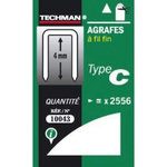 TECHMAN 5000 agrafes type D 14 mm
