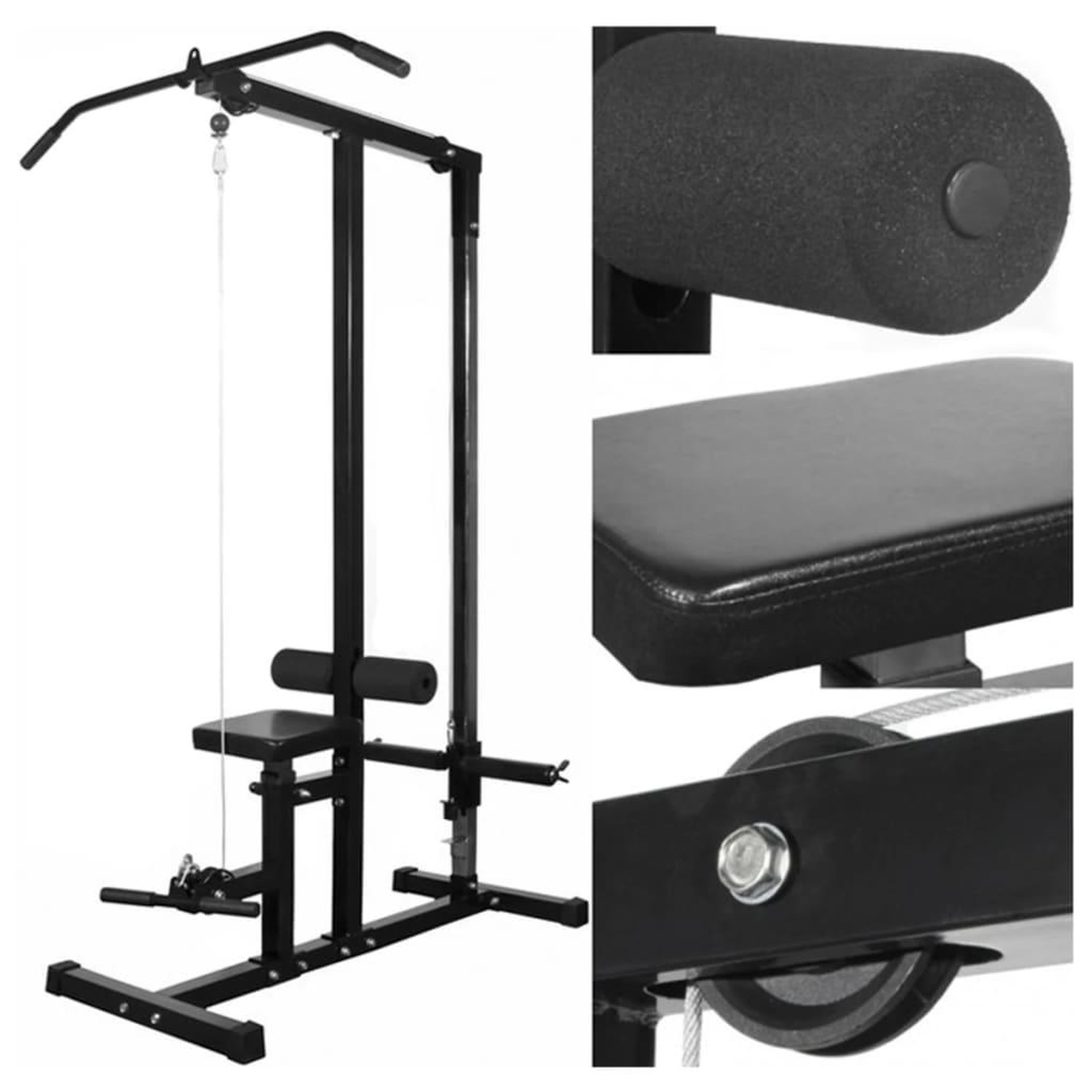 Voir la diapositive 2 : VIDAXL Tour de musculation avec jeu d'halteres et poids 60,5 kg