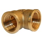 CENTRALE BRICO Raccord coudé laiton à visser laiton F 26 x 34 pour tube en cuivre