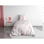 Voir la diapositive 3 : Les Ateliers du Linge Parure housse de couette 2pcs 140x200cm 100%coton 57fils rina