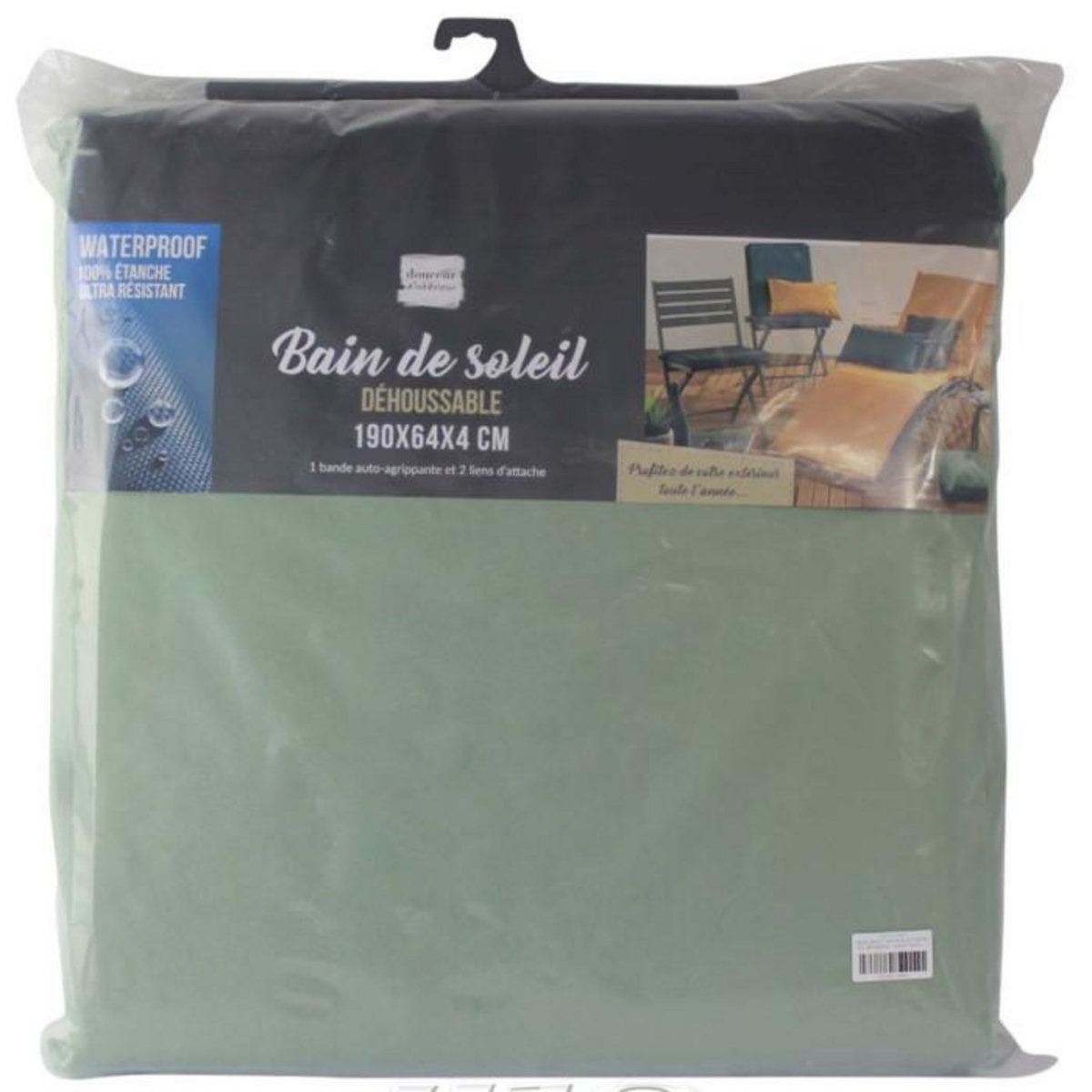 Paris Prix Matelas Bain de Soleil  Siesta  64x190cm Sauge