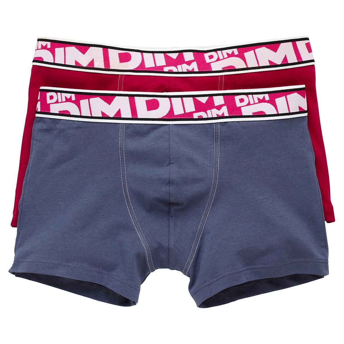 DIM Lot de 2 boxers unis