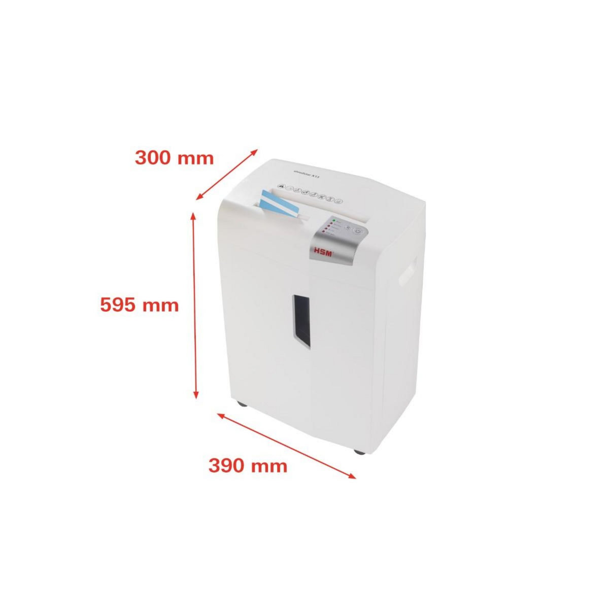 Hsm Destructeur de documents 13 feuilles coupe particules - 1057121
