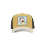 Voir la diapositive 2 : CAPSLAB Casquette trucker en coton avec filet Rick & Morty Yellow