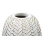Voir la diapositive 4 : Paris Prix Vase Déco en Résine  Leaf  46cm Blanc