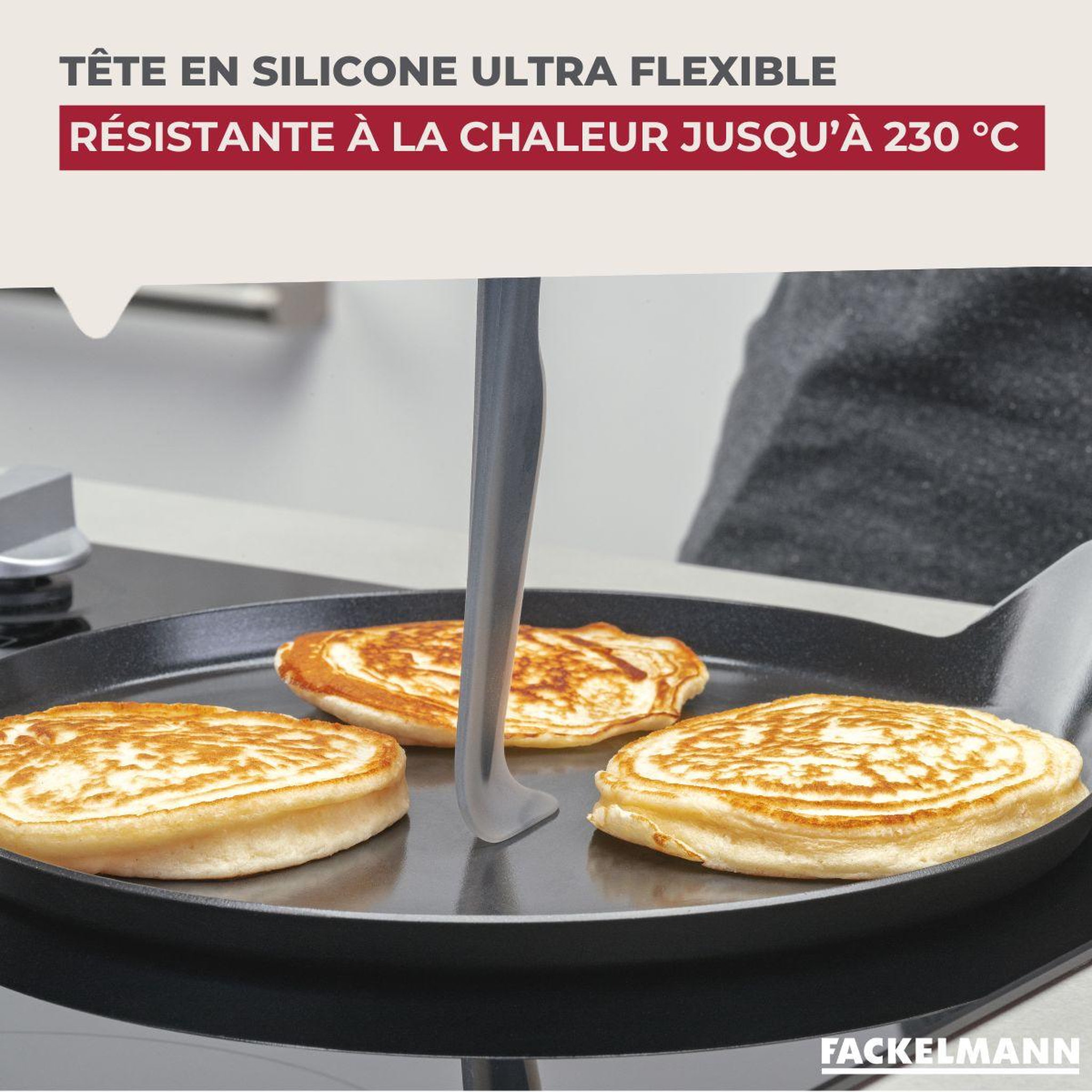 Voir la diapositive 4 : Fackelmann Spatule de cuisine flexi-turner fackelmann