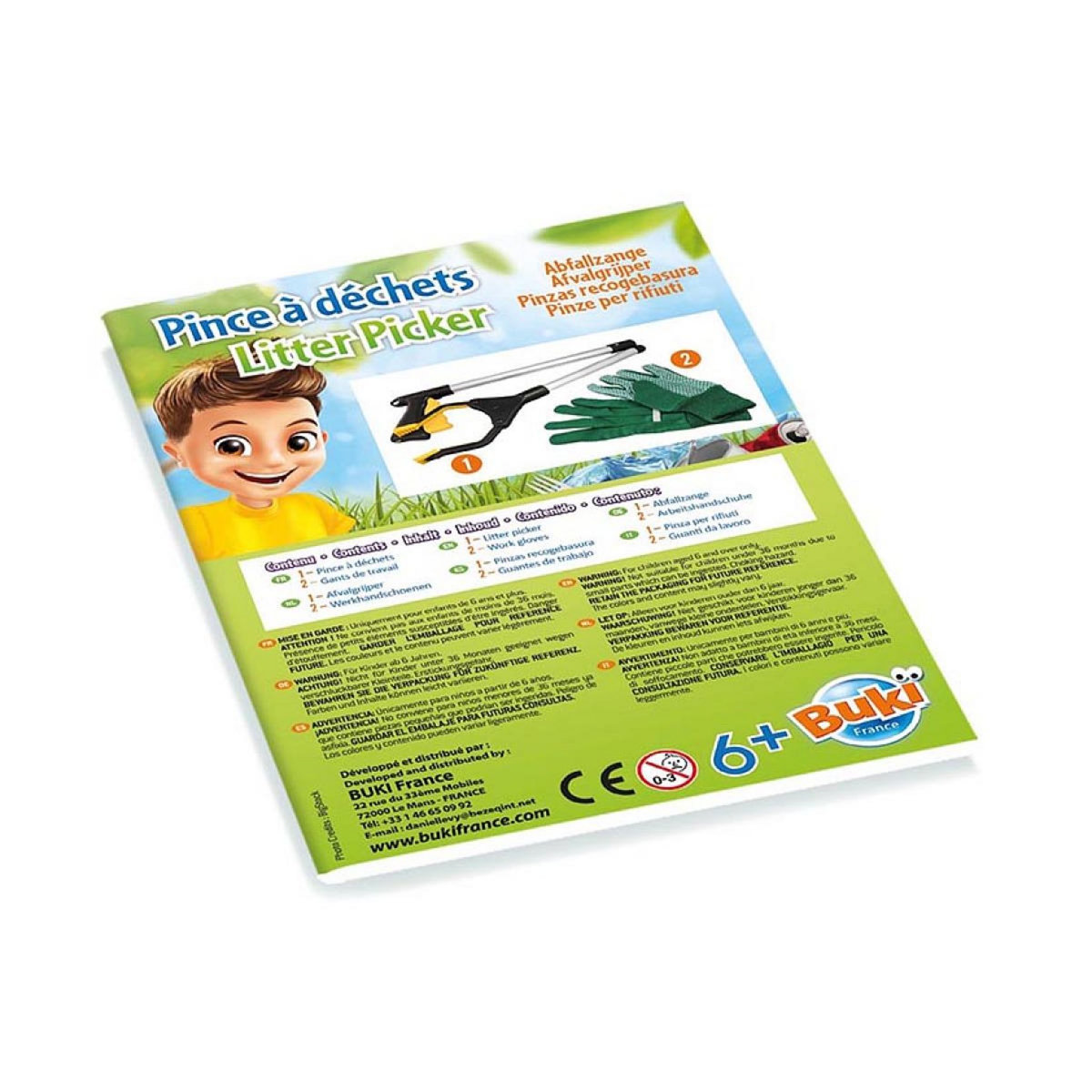 BUKI Pince à déchets nettoyage -