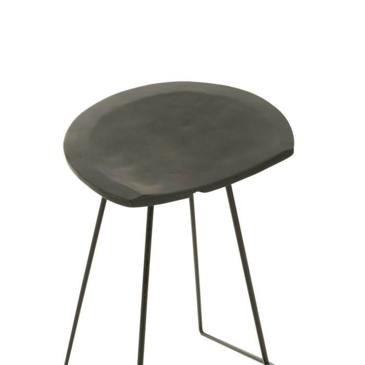 Paris Prix Tabouret de Bar en Bois  Winfred  70cm Noir