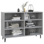 Voir la diapositive 3 : VIDAXL Buffet sonoma gris 103,5x35x70 cm bois d'ingenierie