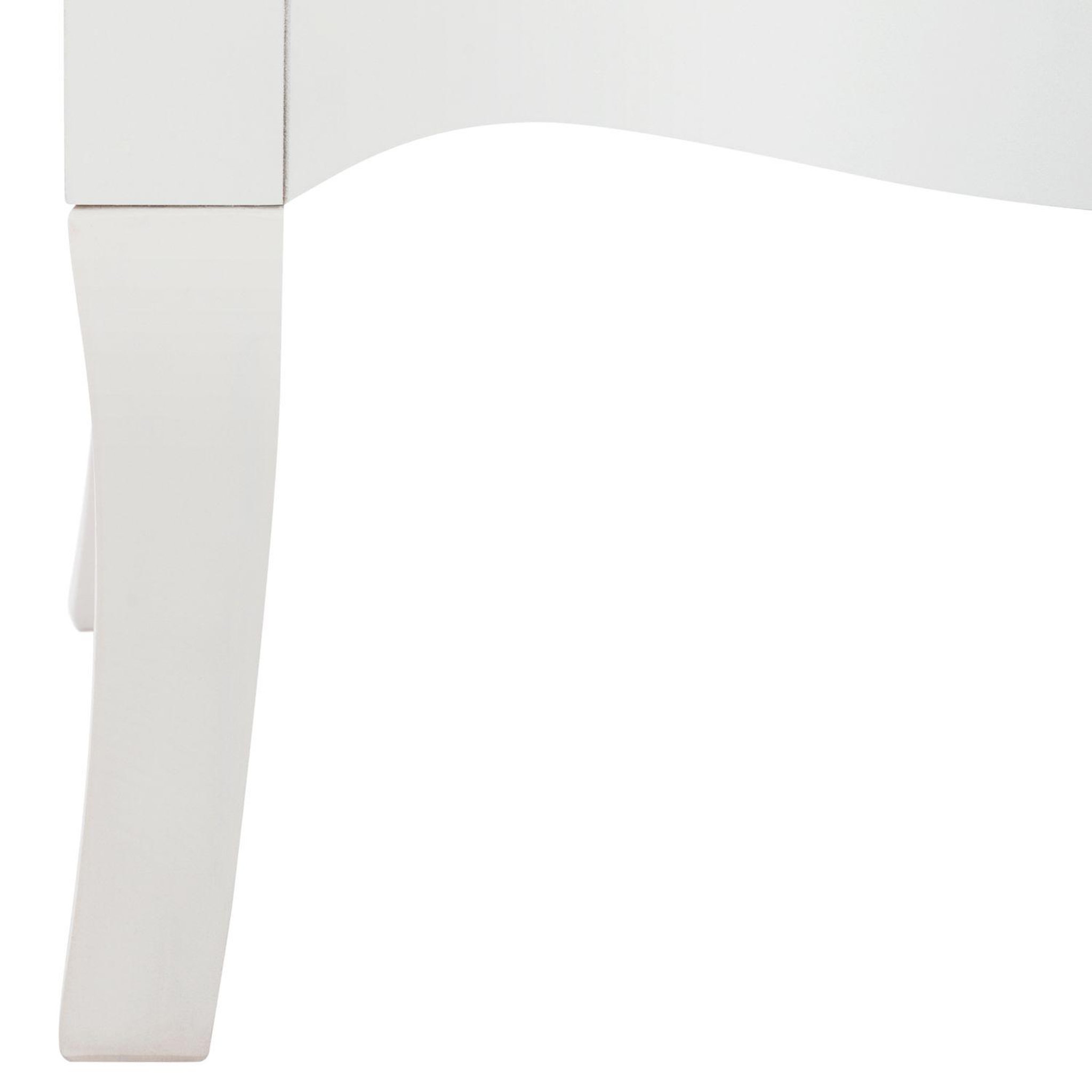 Voir la diapositive 4 : ATMOSPHERA Chiffonnier en bois chrysa - l. 45 x h. 113 cm - blanc