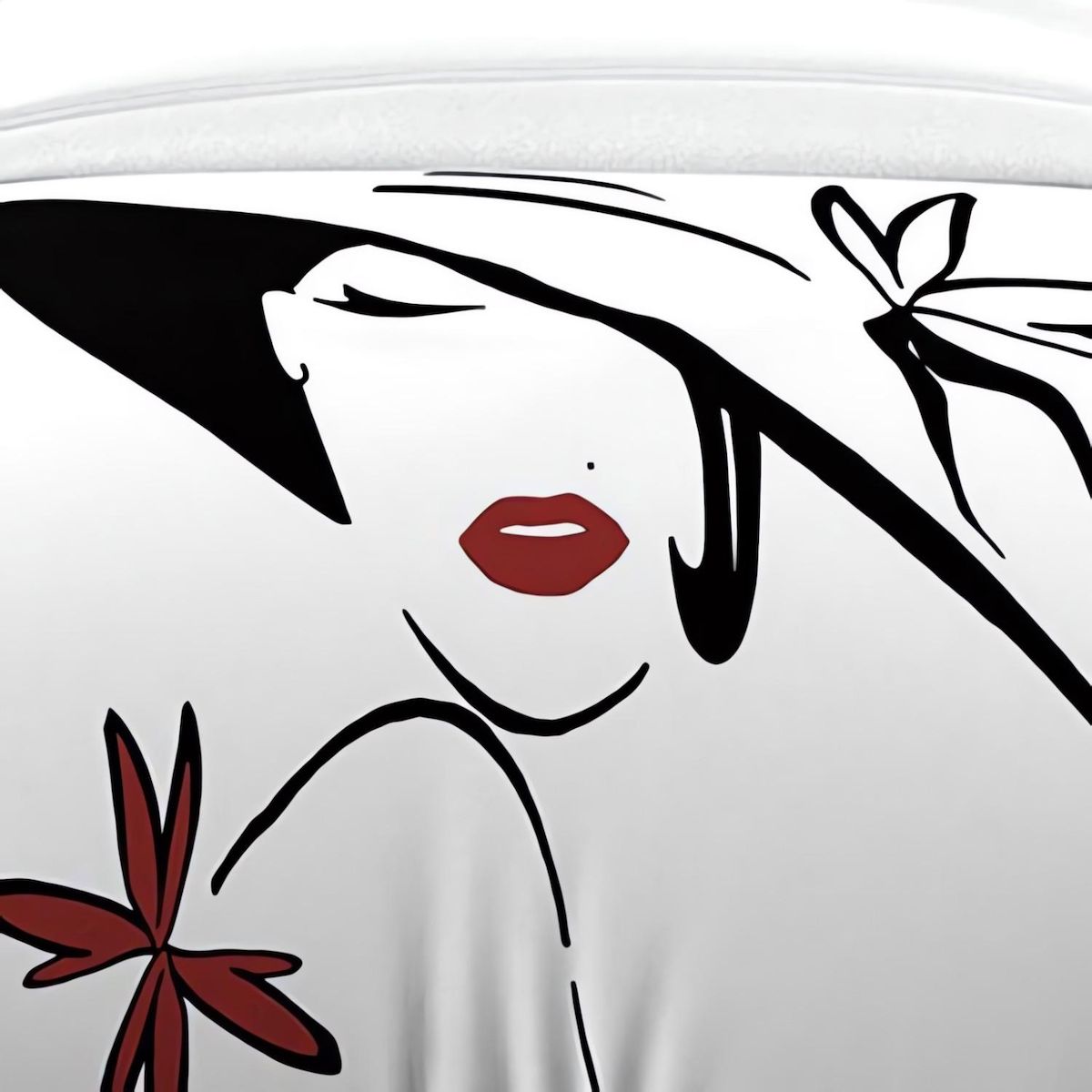 SOLEIL D'OCRE Parure housse de couette dessin placé 140X200 cm AVA 100% coton 57 fils/cm2, pr Soleil d'Ocre