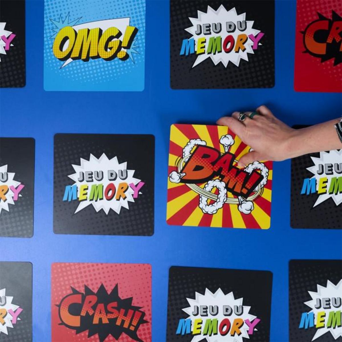 Paris Prix Jeu du Memory Géant  30 Cartes  20cm Multicolore