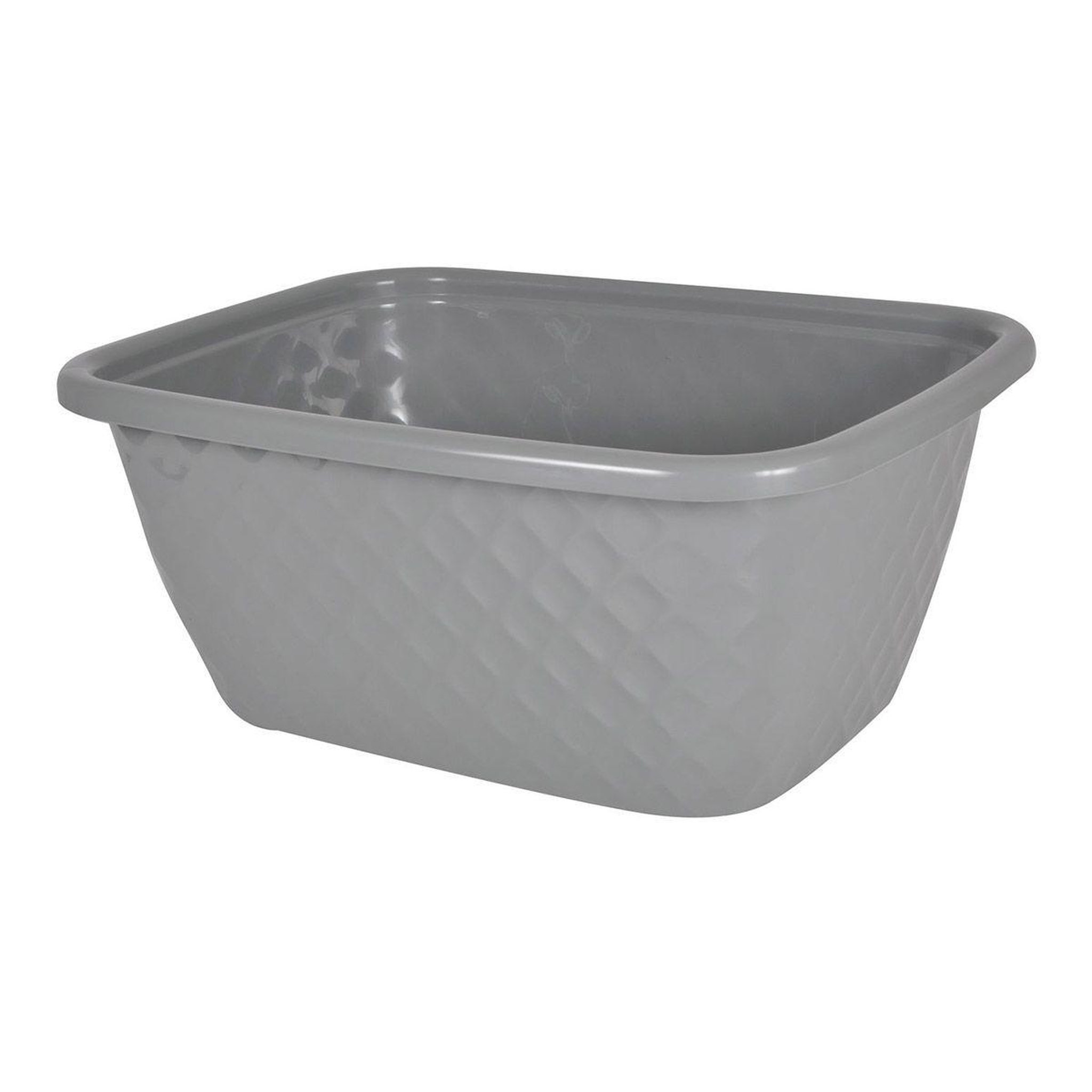 HOMEA Bassine ovale  diamant  16l taupe