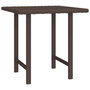 Voir la diapositive 4 : VIDAXL Tables d'appoint de jardin 3 pcs marron resine tressee