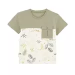 Petit Béguin T-shirt enfant Atsou. Coloris disponibles : Vert