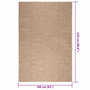 Voir la diapositive 6 : VIDAXL Tapis ZIZUR 160x230 cm aspect de jute interieur et exterieur