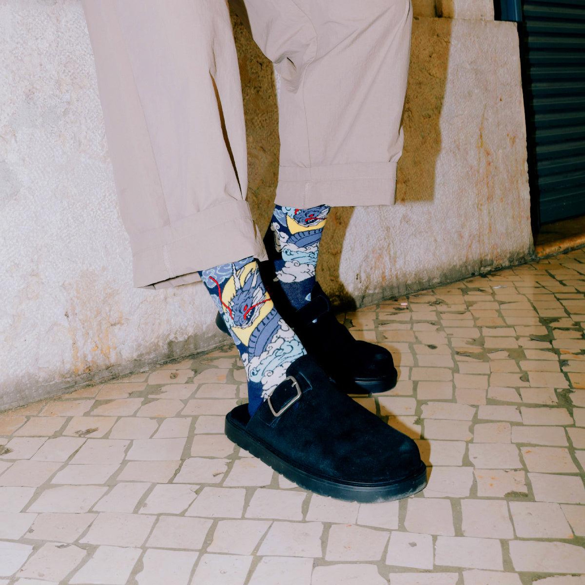 Voir la diapositive 2 : SOCK AFFAIRS Chaussettes sock affairs dragon
