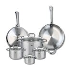 ELO Ensemble de 2 Poêles de cuisson 28 et 32 cm et 4 faitouts 12, 14, 16 et 26 cm Elo Profi Citrin