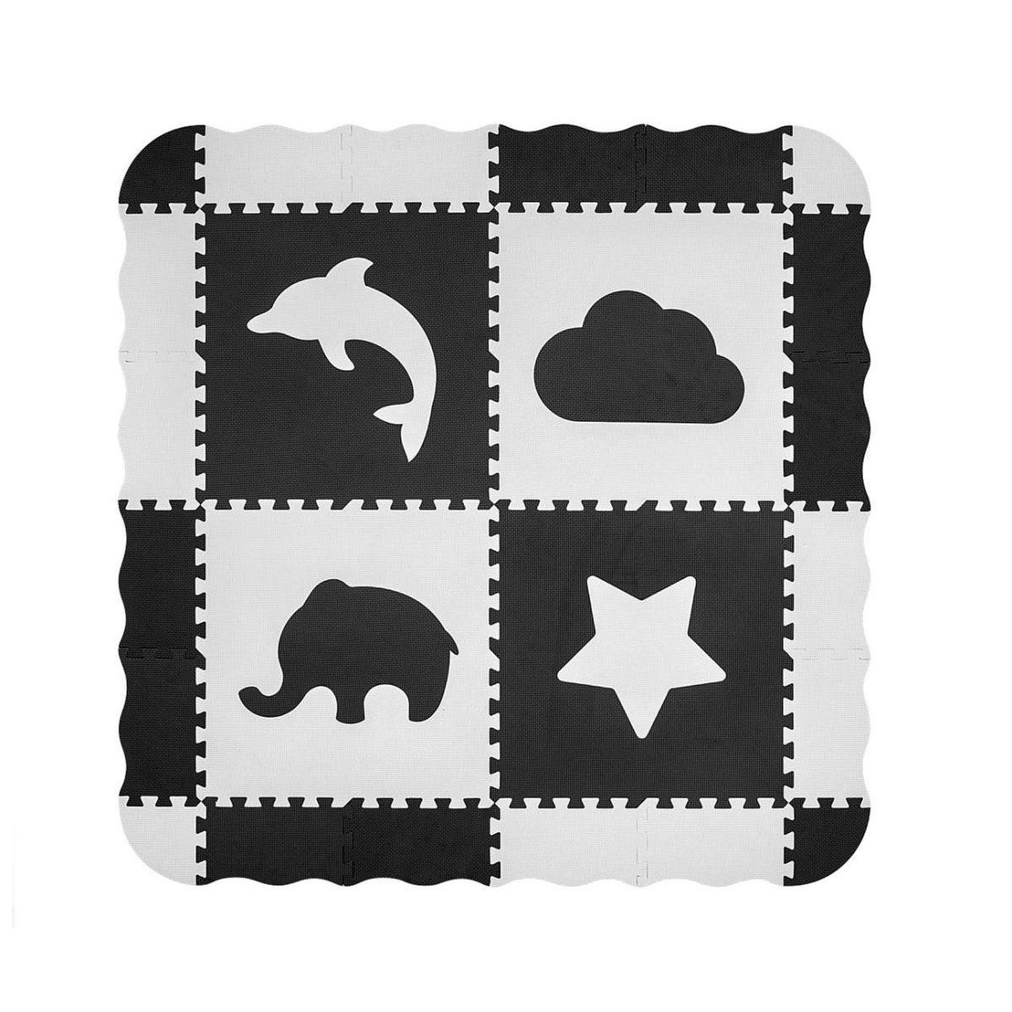 Voir la diapositive 3 : MILLY MALLY Tapis de jeu puzzle  jolly 2x2 - gris