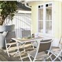 Voir la diapositive 2 : HESPERIDE Table de jardin pliante Azua en aluminium