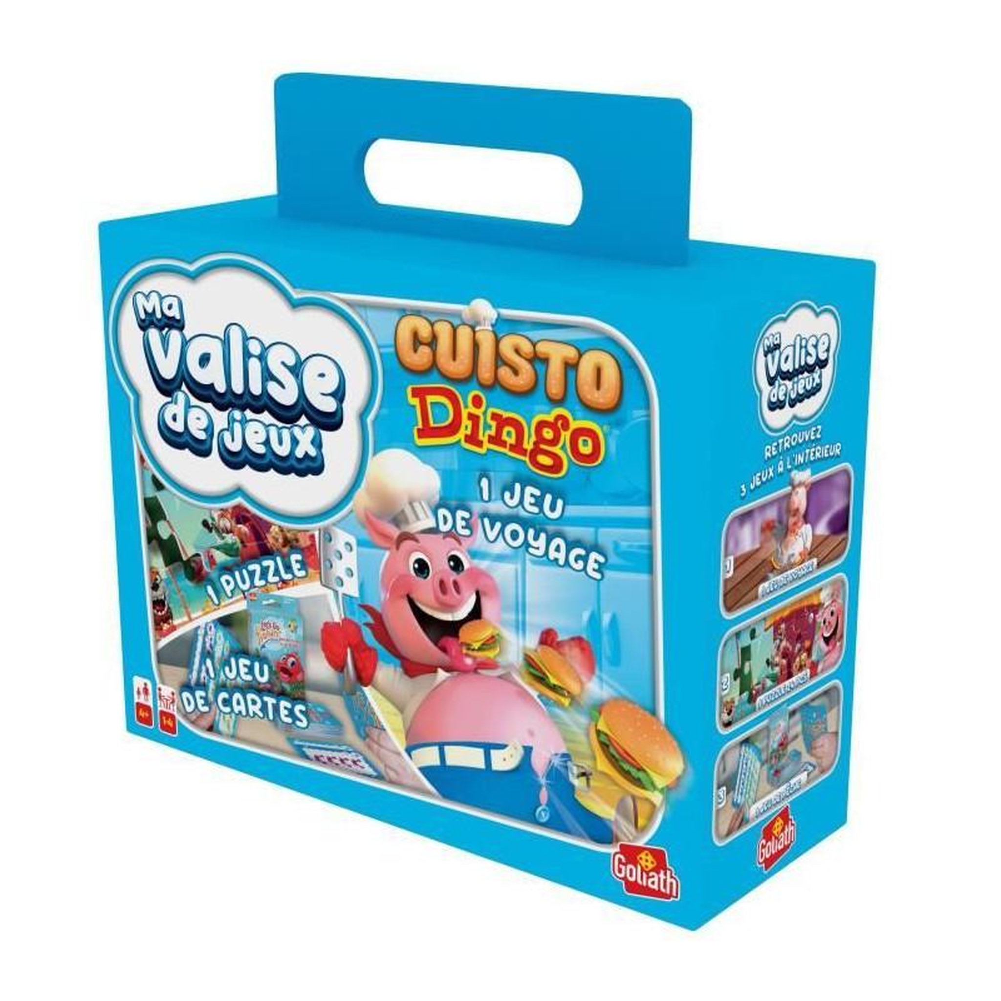 Voir la diapositive 2 : GOLIATH Valisette Multi Jeux 1-Cuisto Dingo Voyage GOLIATH