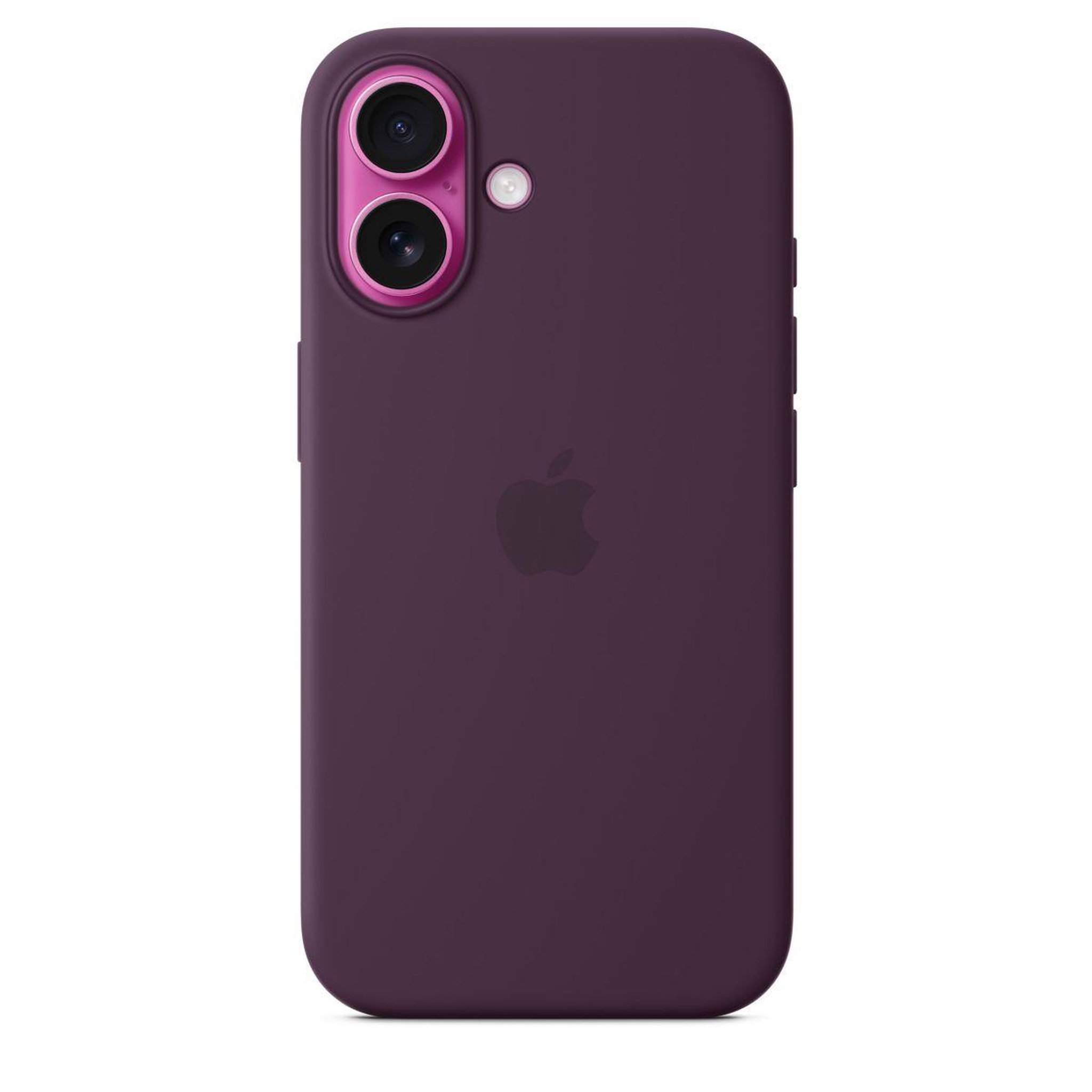 Voir la diapositive 3 : APPLE Coque iPhone 16 MagSafe Prune silicone