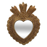 ATMOSPHERA Miroir Exvoto 28 x 30 cm - Doré