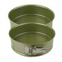 Voir la diapositive 1 : ZENKER Ensemble de 2 Moules à manqué à charnière 24 cm Zenker Green Vision