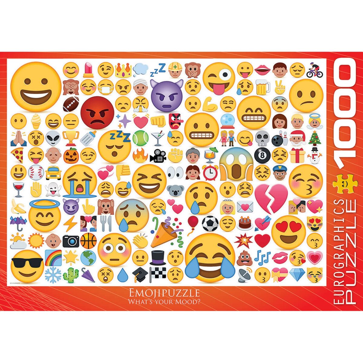 Eurographics Puzzle 1000 pièces : Emoji, Quelle est votre humeur ?
