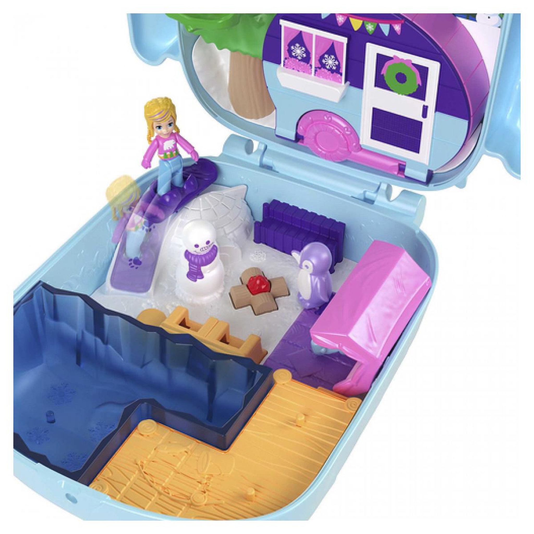 Voir la diapositive 3 : MATTEL Polly Pocket Coffret hiboux soiree pyjama