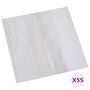 Voir la diapositive 2 : VIDAXL Dalles de plancher autoadhesives 55 pcs PVC 5,11 m² gris clair