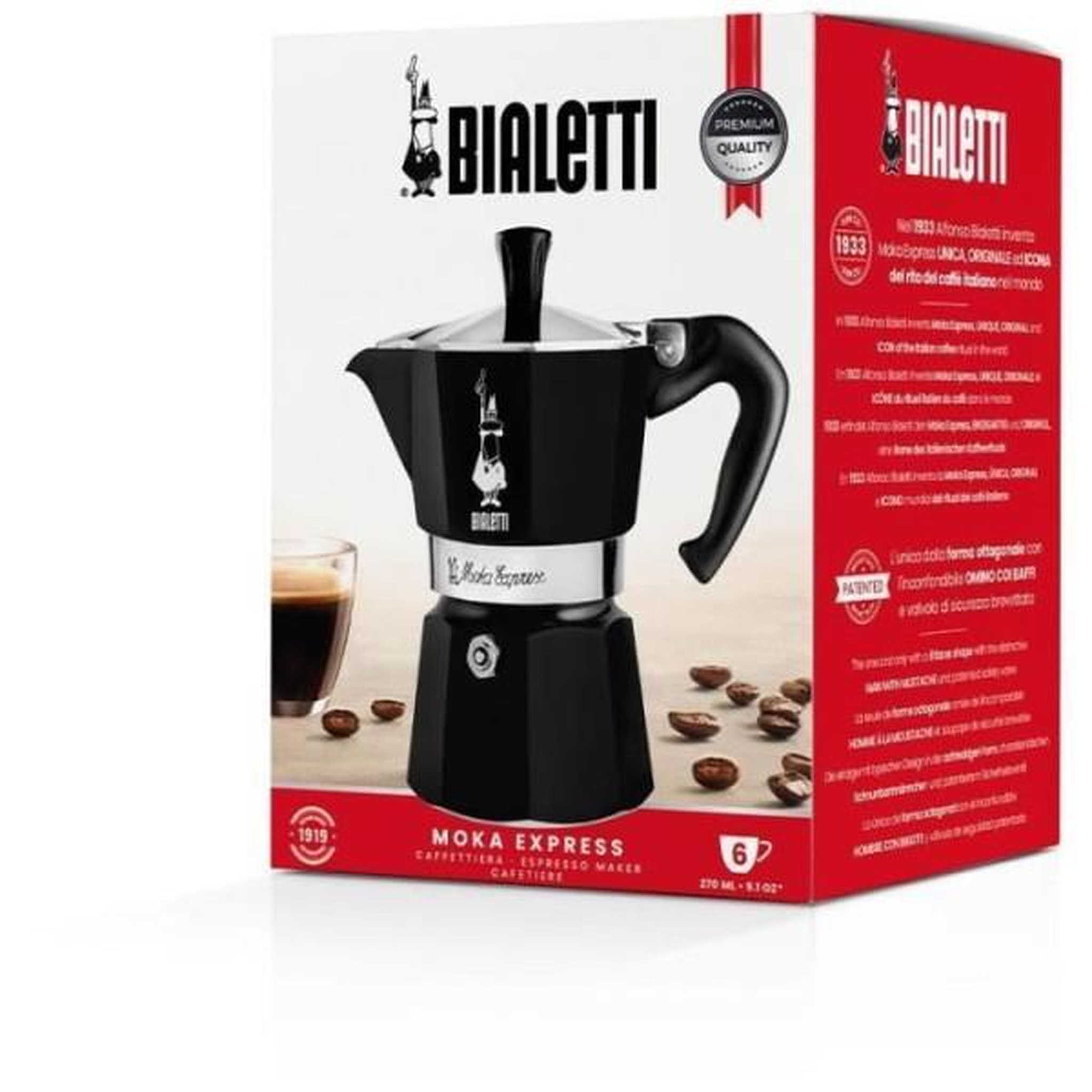Voir la diapositive 3 : BIALETTI Cafetiere italienne - bialetti - rainbow - 6 tasses - 0,30 l - vert