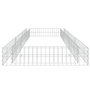 Voir la diapositive 4 : VIDAXL Lit sureleve a gabion Acier galvanise 300x100x20 cm