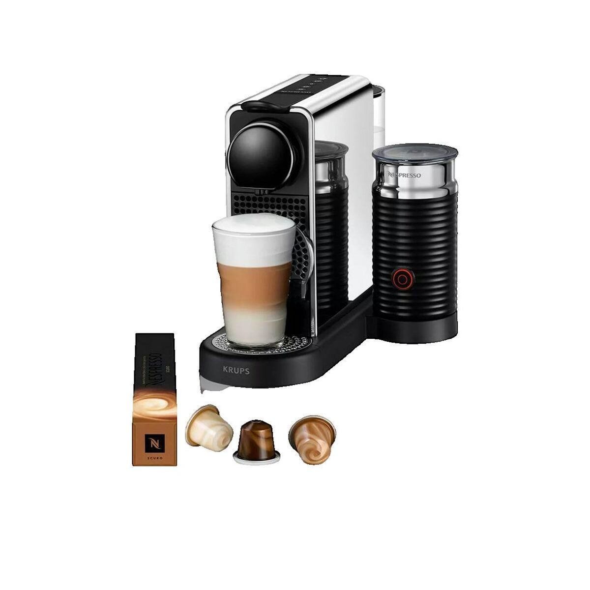 KRUPS Cafetière automatique Krups XN630D acier inoxydable