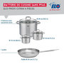Voir la diapositive 2 : ELO Ensemble de 1 Poêle de cuisson 24 cm et 3 faitouts 12, 14 et 26 cm Elo Profi Citrin