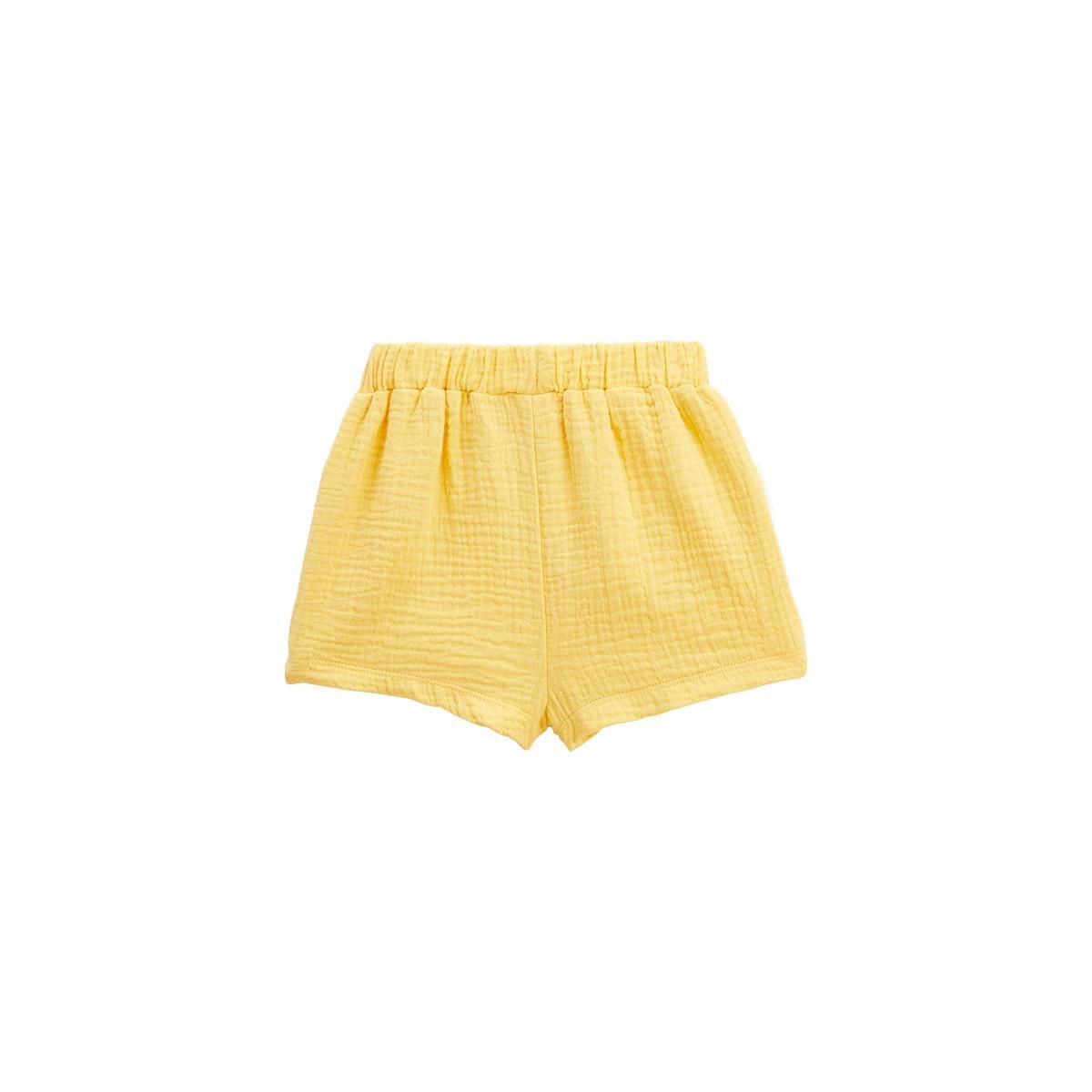 Petit Béguin Short bébé en gaze de coton Petit Envahisseur