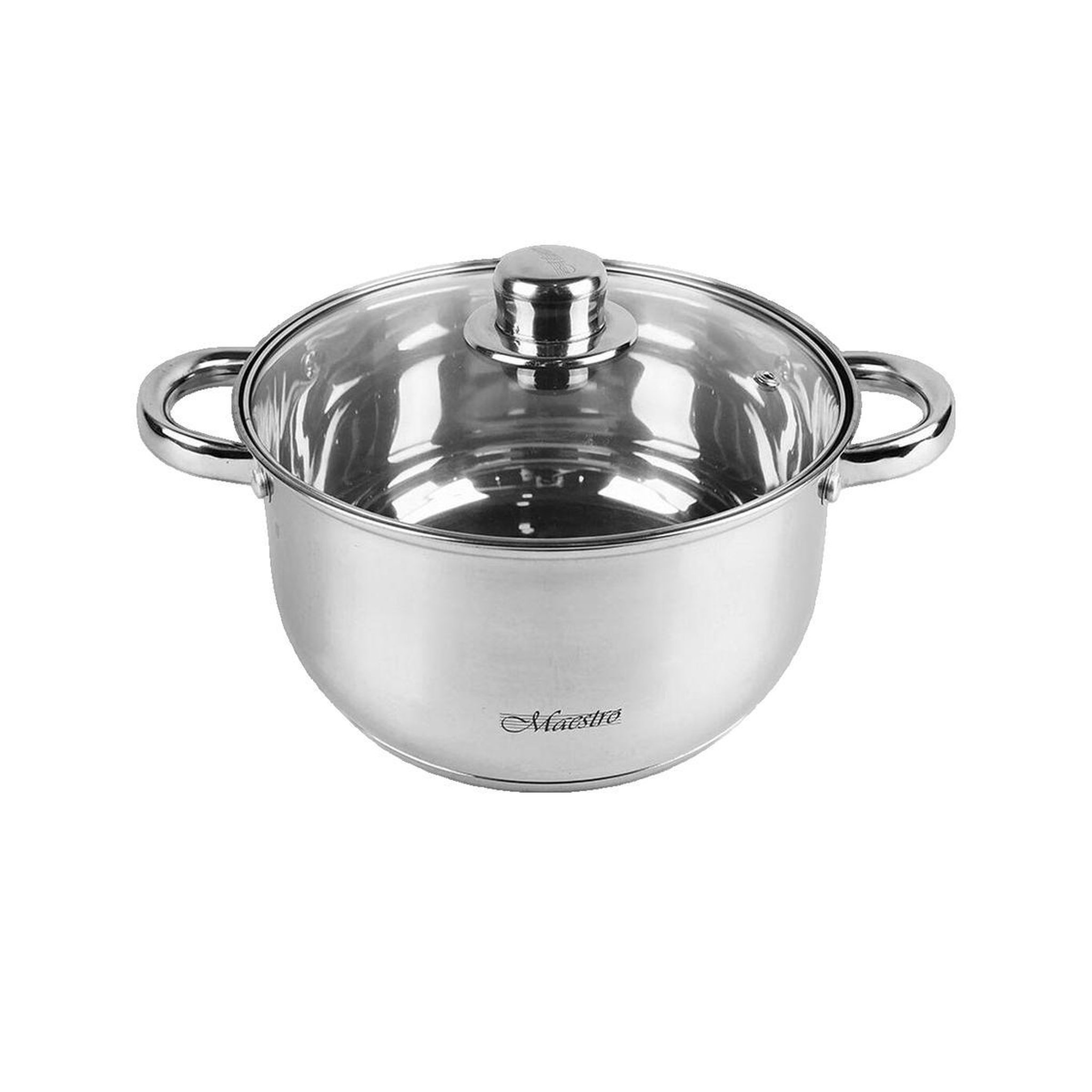 Voir la diapositive 3 : HELLO MAESTRO Batterie de cuisine Maestro MR-2020-6M en acier inoxydable