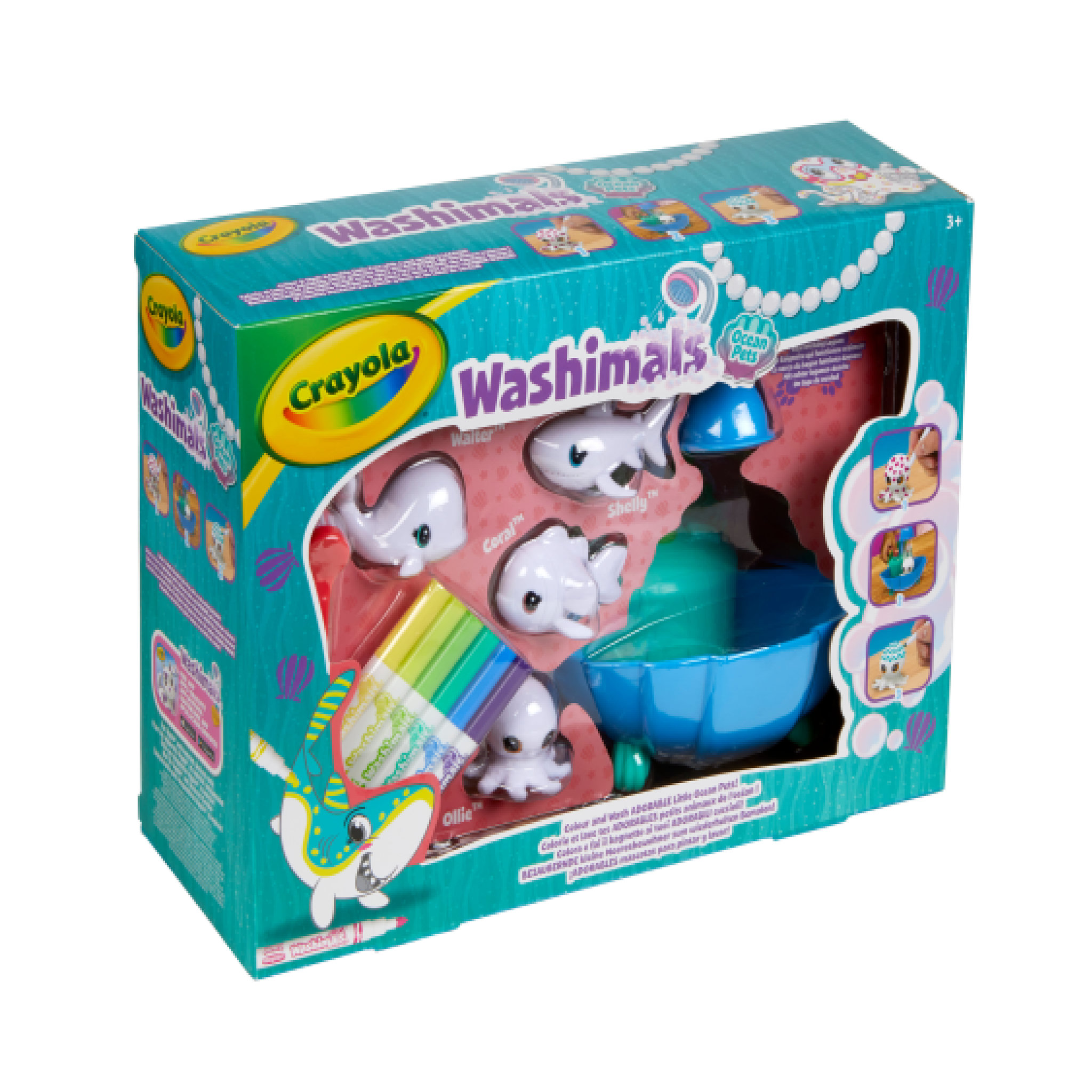 Voir la diapositive 3 : GOLIATH Washimals Coffret Océan - Crayola