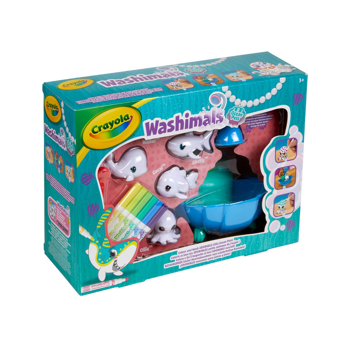 GOLIATH Washimals Coffret Océan - Crayola