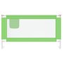 VIDAXL Barriere de securite de lit d'enfant Vert 150x25 cm Tissu