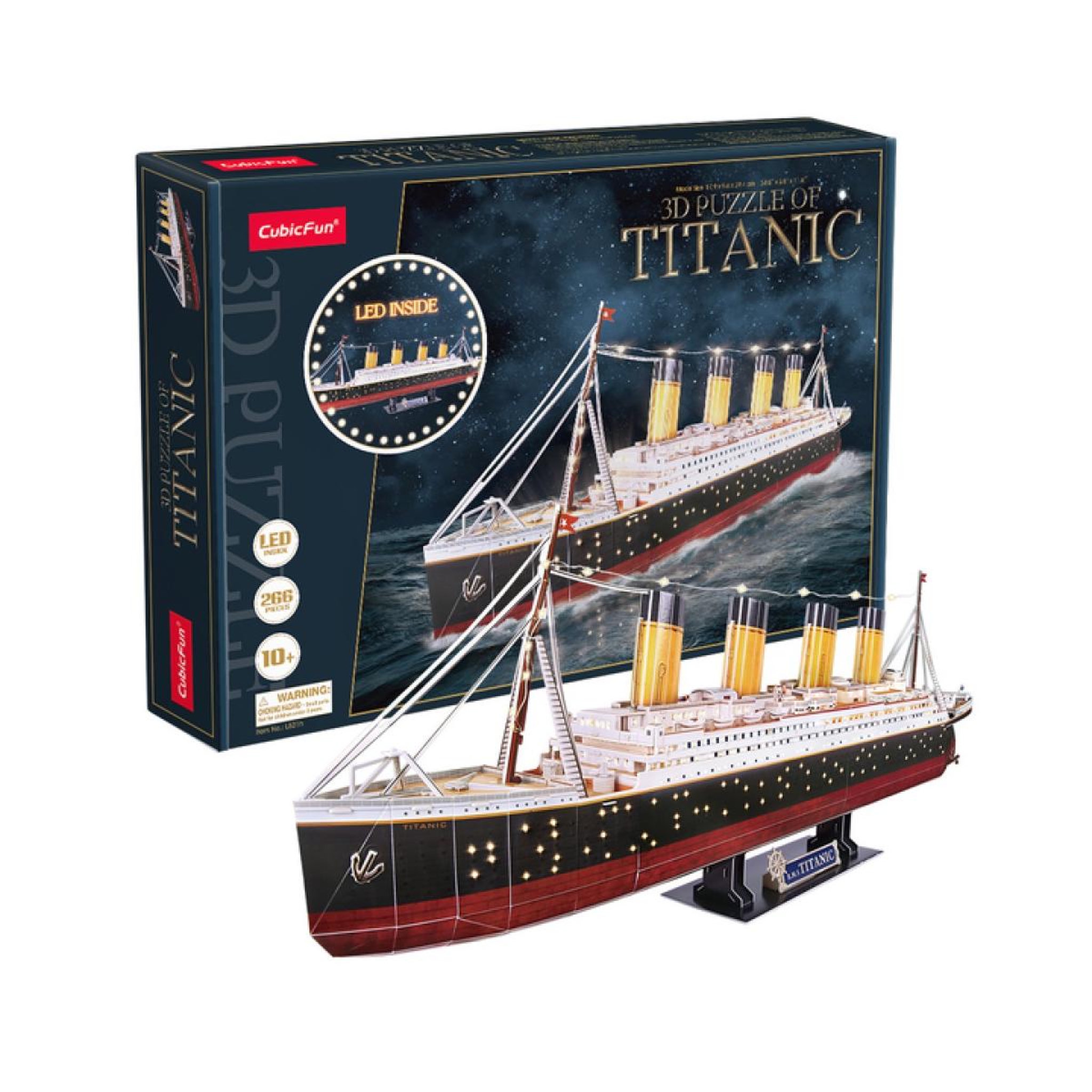 CubicFun Puzzle titanic led 3d cubic fun