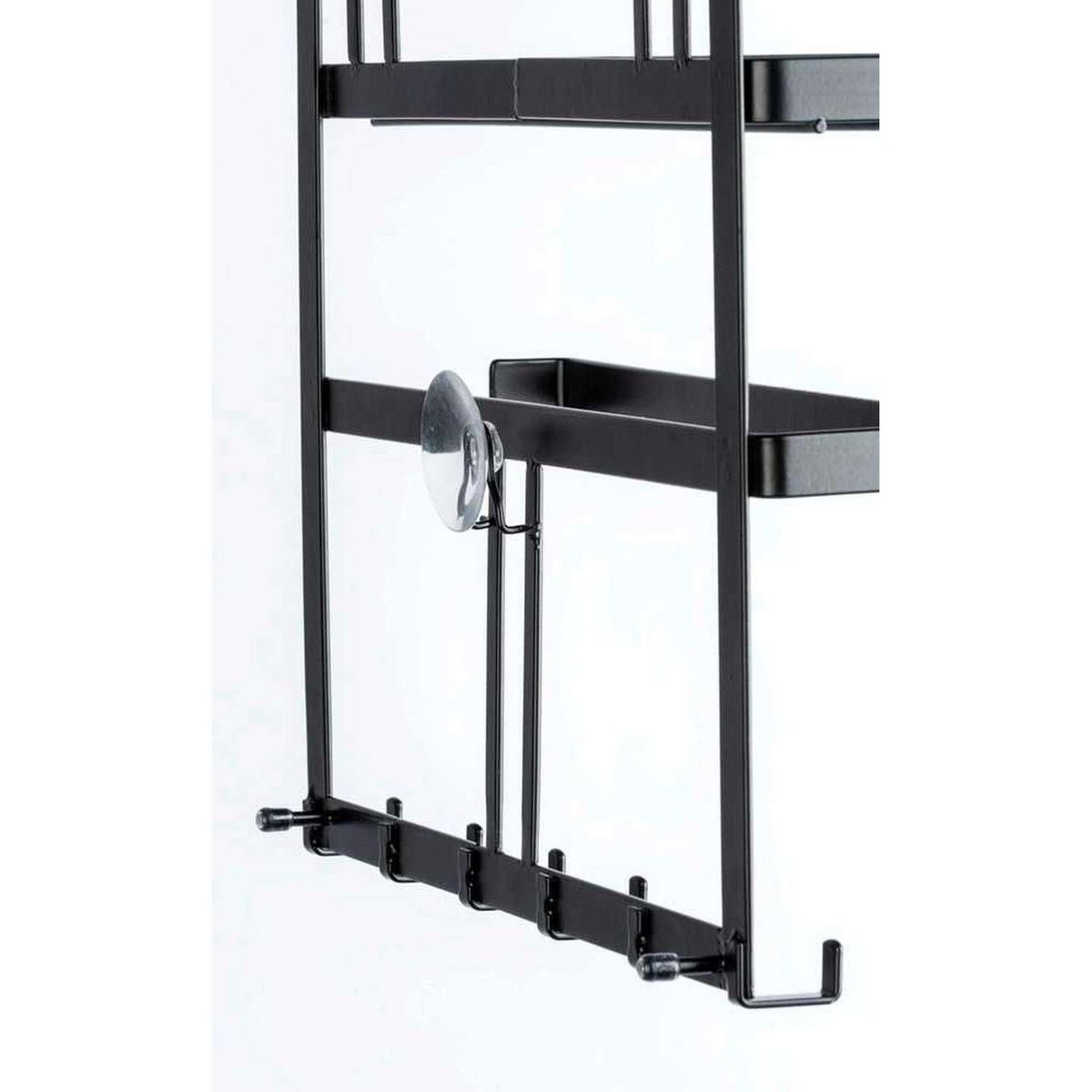 Wenko Organiseur de cuisine mural - Noir