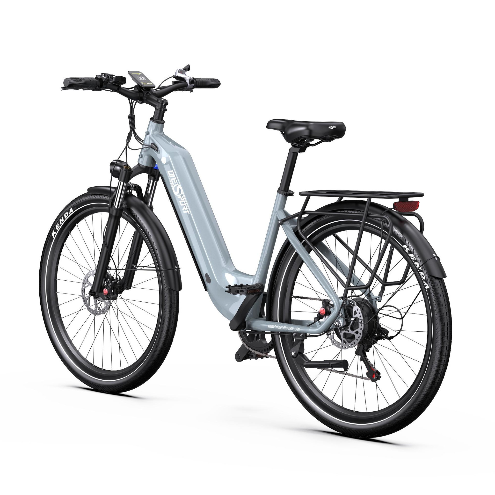 Voir la diapositive 2 : ONESPORT Vélo électrique urbain OneSport OT05 27,5