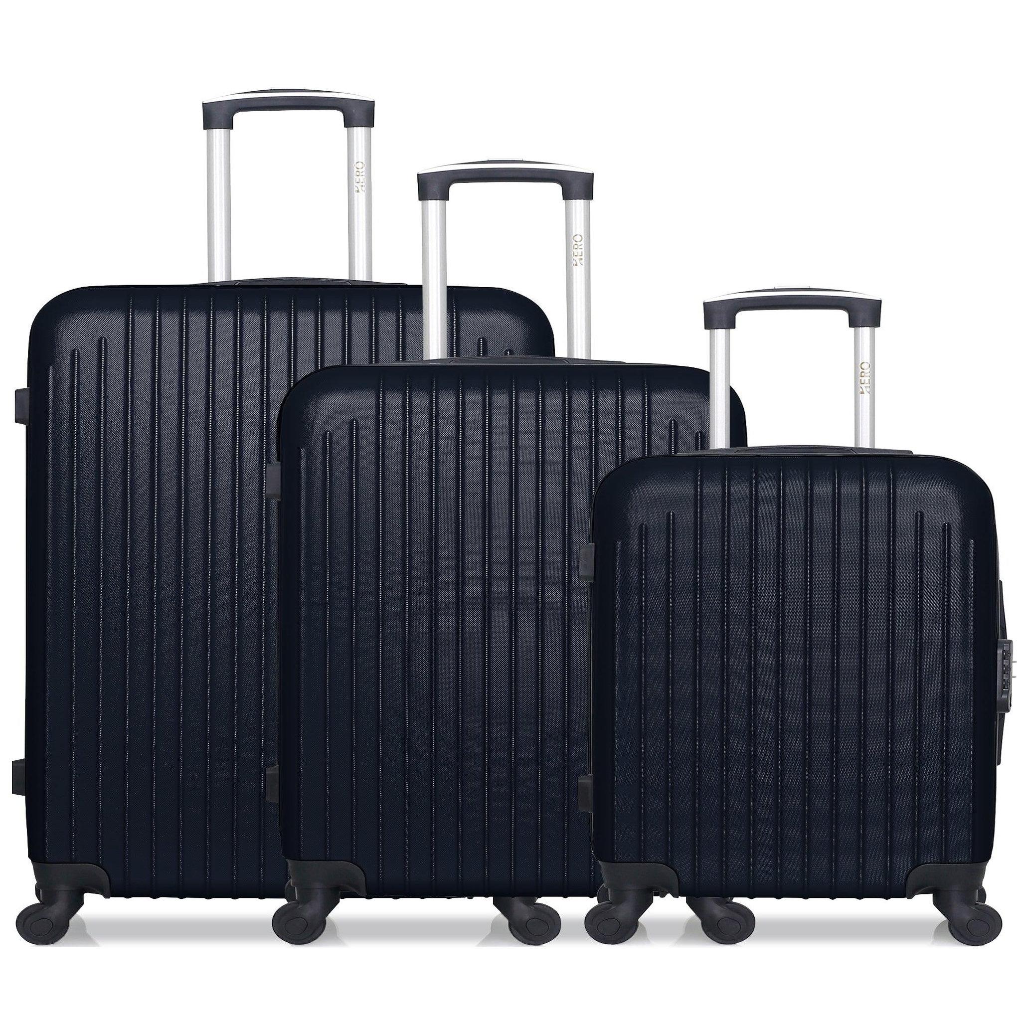 HERO Hero - lot de 3 - valise grand format, valise weekend et valise cabine carpates