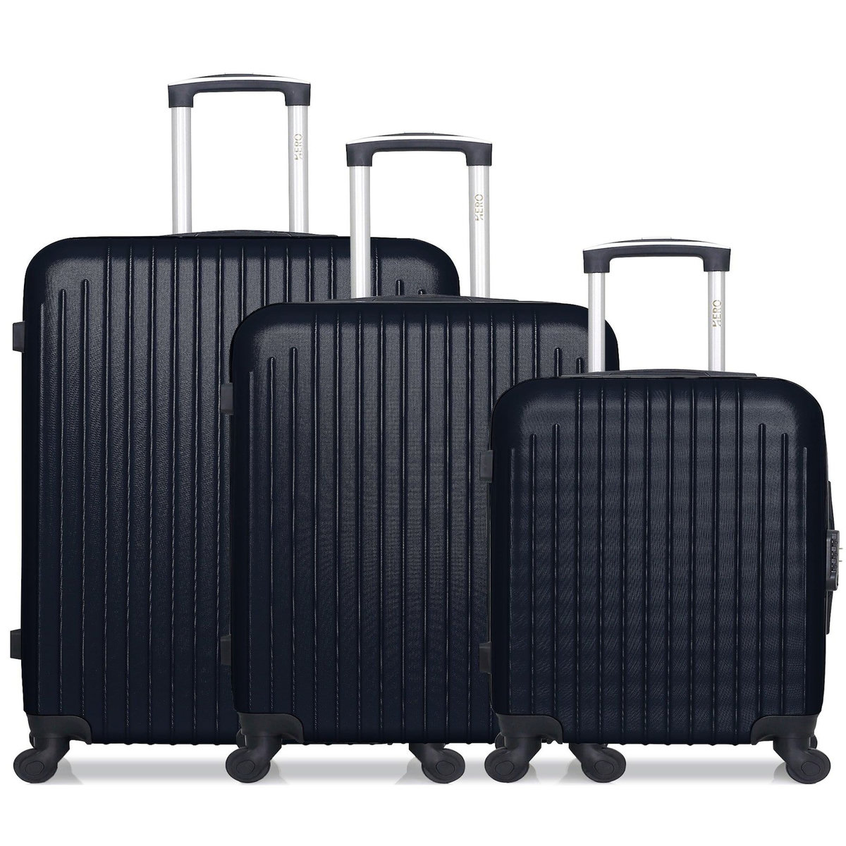 HERO HERO - Lot de 3 - Valise grand format, valise weekend et valise cabine CARPATES