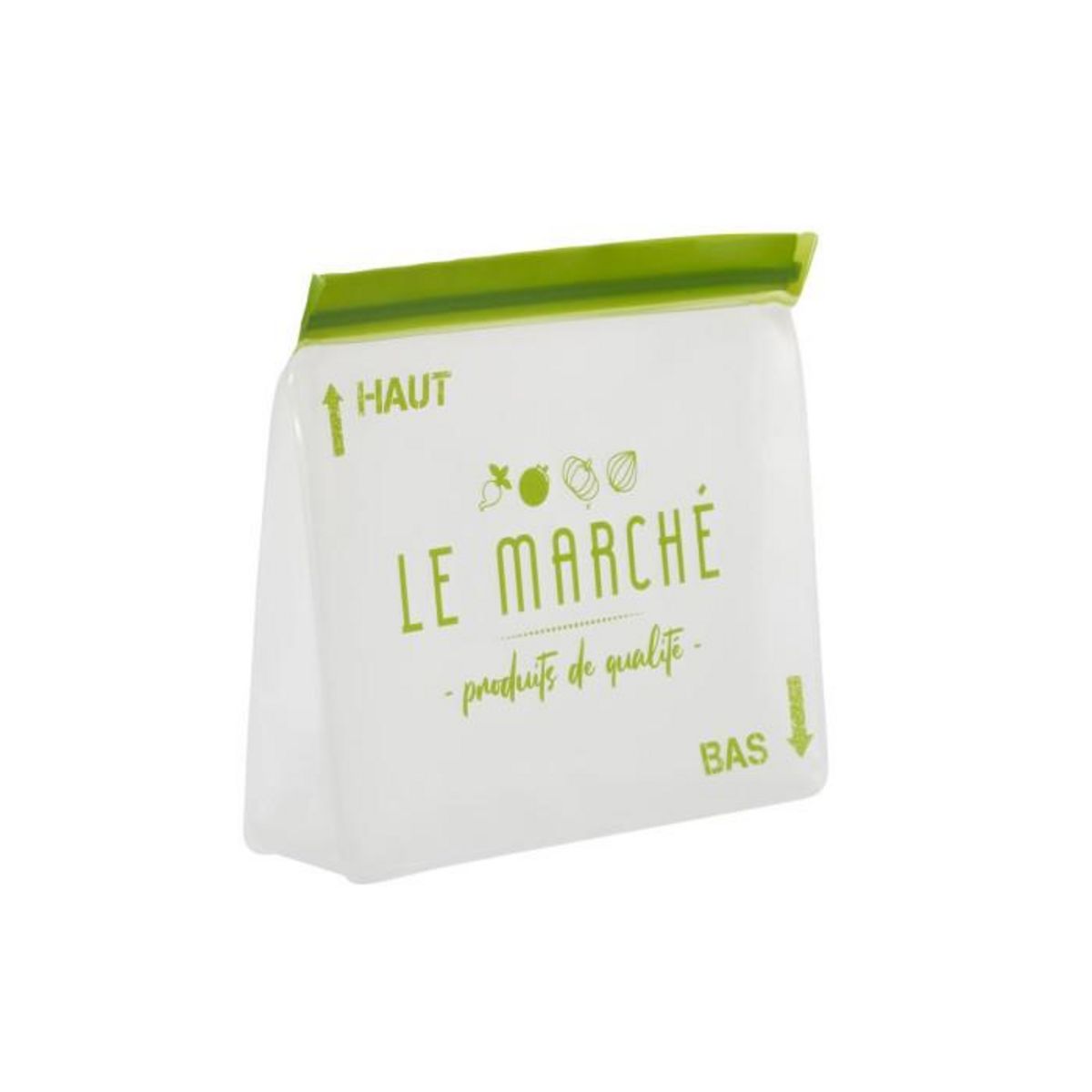 Paris Prix Lot de 2 Sacs de Conservation  Green  28cm Vert