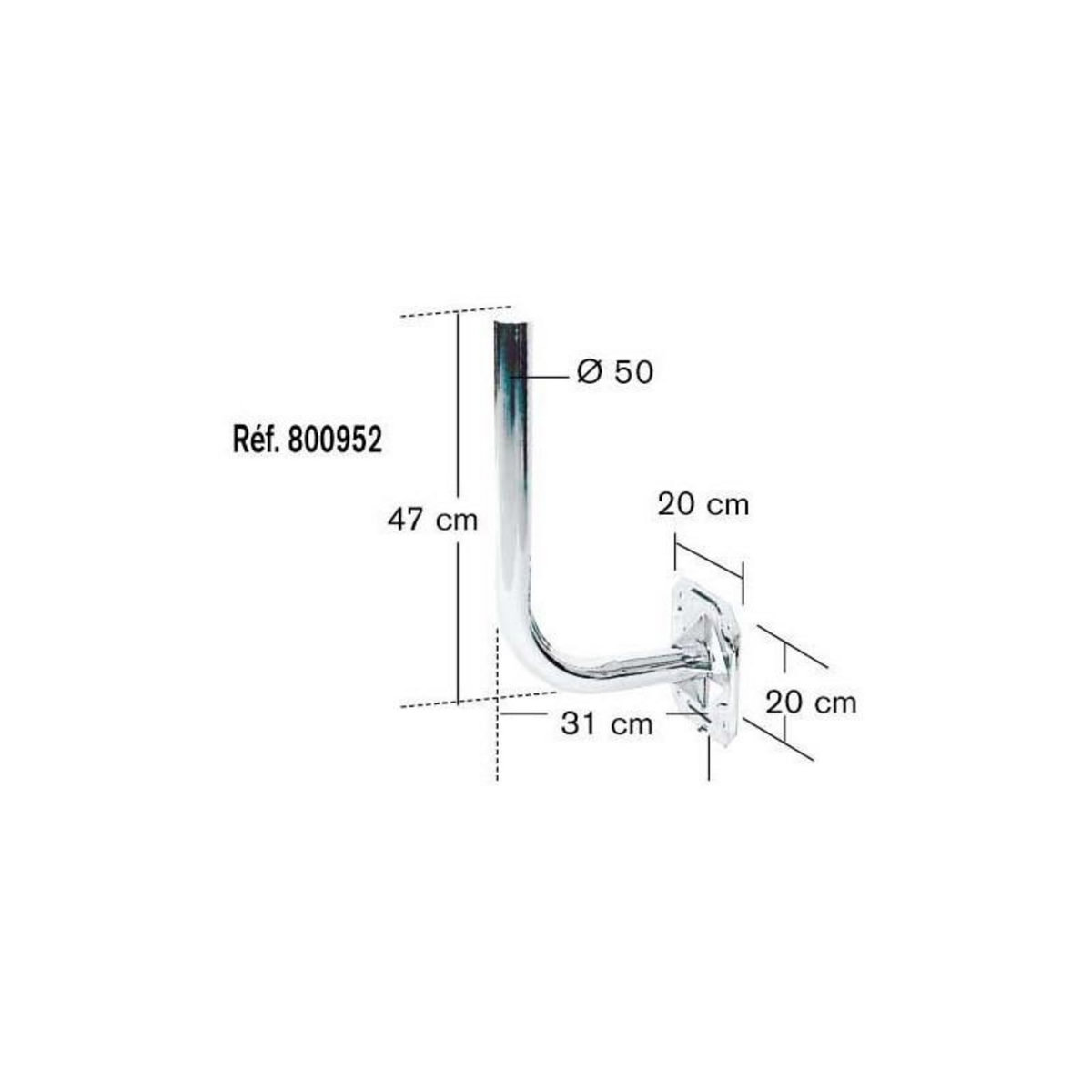 Erard Bras de déport mural ERARD 800952