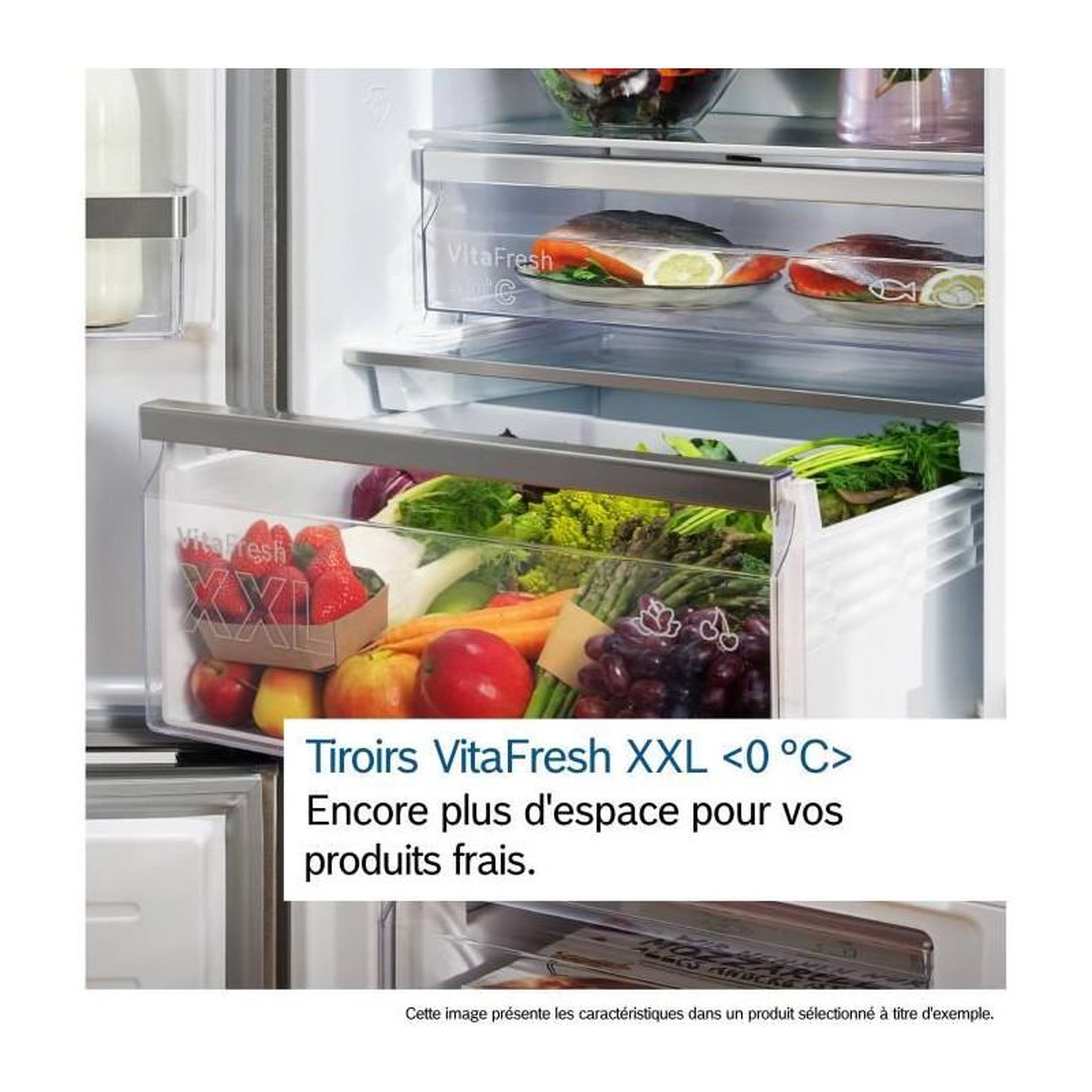 Voir la diapositive 6 : BOSCH Réfrigérateur combiné 60cm 363l nofrost inox - kgn39vlct