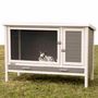 Voir la diapositive 3 : KERBL Kerbl Clapier ECO Samy Plastique 116x57x82 cm Gris et blanc